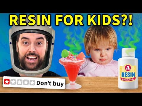 Testing Resin Craft Kits… Marketed Towards Kids?!