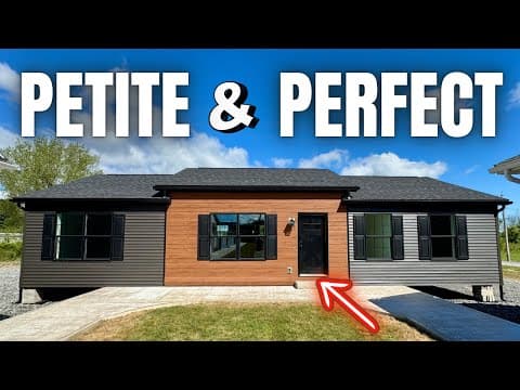 Smaller Modular Home But Oh My Gosh It's Wonderful! Prefab House Tour