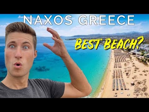 First Impressions Of Naxos 🇬🇷 Greek Island With Best Beach?