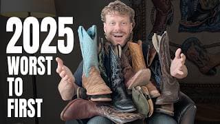 Ranking All The Cowboy Boots I Tried In 2025 (worst To First)
