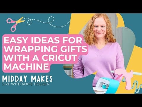 Easy Ideas For Wrapping Gifts With A Cricut Machine Live