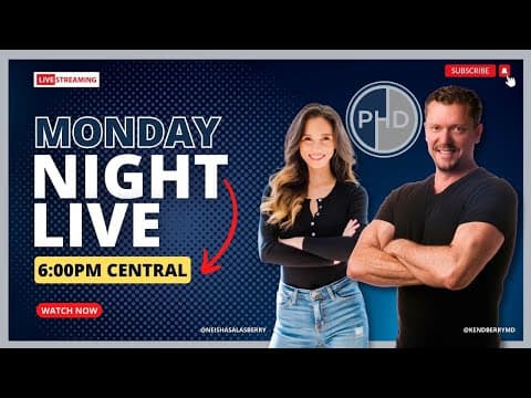 MONDAY NIGHT LIVE WITH DR. BERRY & NURSE NEISHA