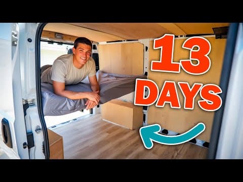 Simple & Affordable Camper Van Build In Under 2 Weeks