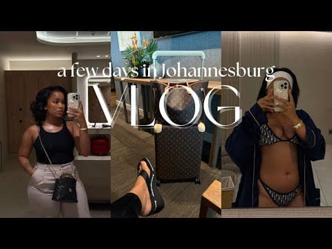 Vlog: A Few Days In Jhb, Visa Application, Dinner With Friends, Spa Day, Gym