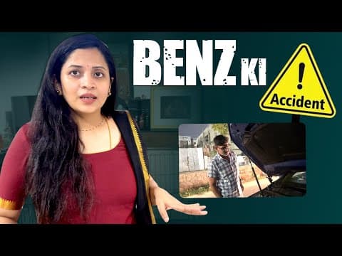 Benz Car Ki Accident !! | అనుకోని నష్టం | Unexpected |sushma Kiron