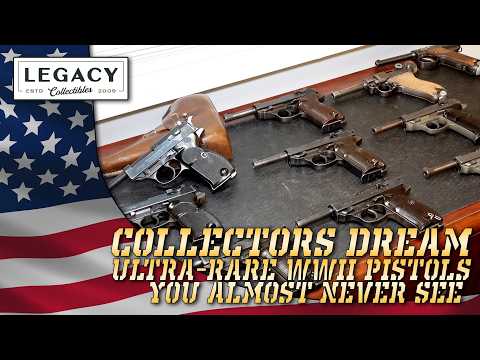 Collectors Dream: Ultra-rare Wwii Pistols You Almost Never See | 600 Gun Collection