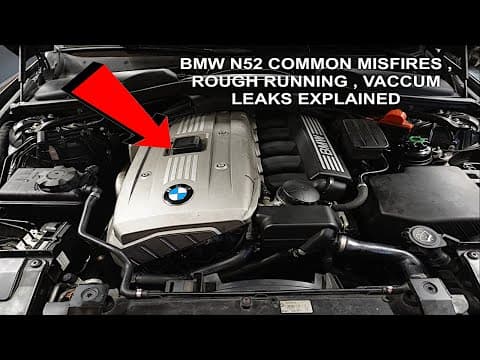 Bmw N52 Common Misfires , Rough Running , Vaccum Leaks Solved !!