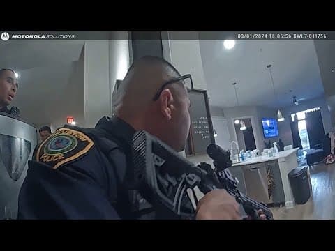 Bodycam: Man Opens Fire On Houston Officers During Assault Call.