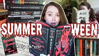 Trying To Get A 5-star From My Fave Authors! 👻 Summerween Reading Vlog