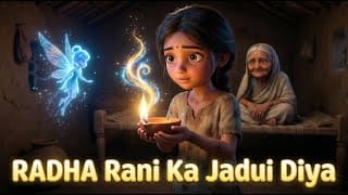 Radha Rani Aur Jhilmil Pari Ki Magical Story | Hindi Moral Story For Kids
