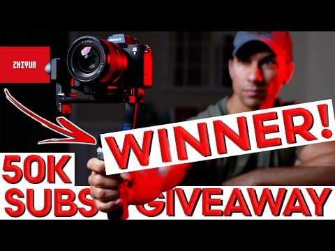 📸 Zhiyun Cinepeer Weebill 3e Winner Announcement 🎉