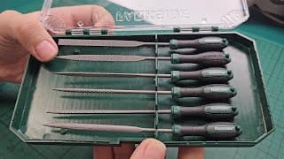 Parkside Coarse Needle File Set (from Lidl Or Kaufland) - Unboxing, Review And Quick Test