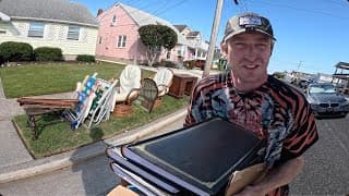 Trash Picking High-end Neighborhood On The Beach!