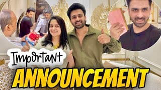 Important Announcement 📢| Santosh Ke Ghar Se Diwali Tohfa 😍 | Shoaib Ibrahim | Vlog