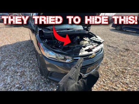 P0300 Misfire Chevy Trax — Someone Tried To Hide This!