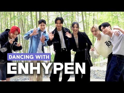 We Danced With Enhypen! Behind The Scenes Vlog 🎥 | Ellen And Brian