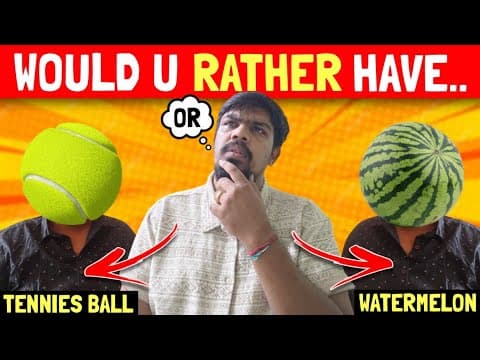 Would You Rather...? || Nikhil || Survey No.301 || @301diaries