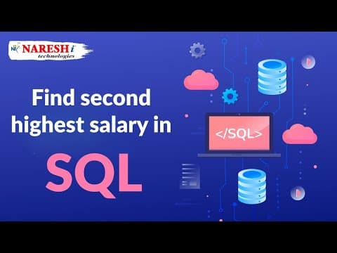 Sql Second Maximum Salary Query Without Subquery - Interview Question Tutorial With Offset Limit