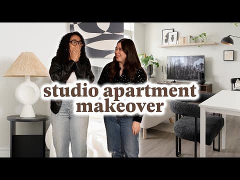 Minimal, Modern Studio Apartment Makeover With No Colour!