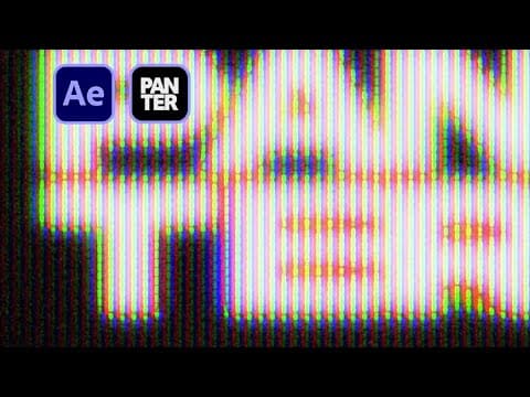 Analog Crt Text Effects In After Effects!
