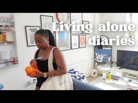 Living Alone Diaries | In My Running Era, Fitness Goals, Work Prep, Grocery Haul And More