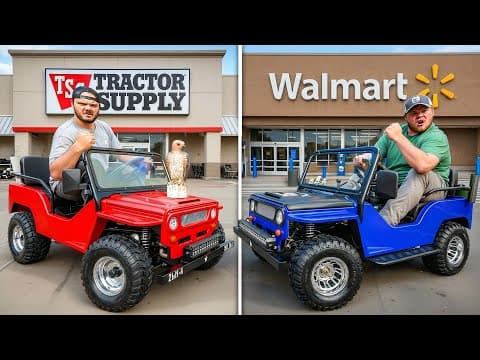 I Bought The Most Expensive Mini Jeep From Tractor Supply And Walmart!! (fast)