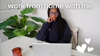 Work From Home With Me // Pre-work Morning Routine + Productivity Tips // Vlogmas Day 3