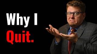 Why I Quit Youtube. Why I'm Back.