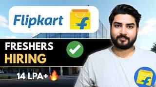 Flipkart Hiring Freshers🔥apply Now