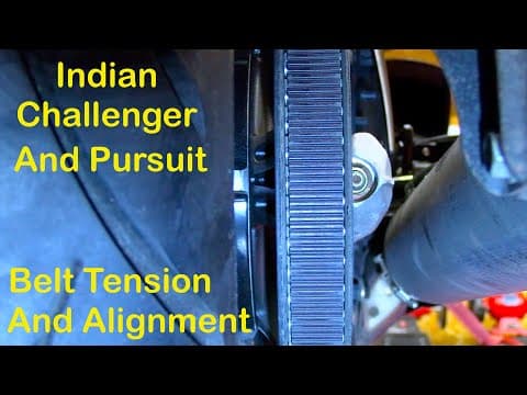 Indian Challenger / Pursuit, Mini Series, 4 Of 4 :- Belt Tension And Wheel Alignment