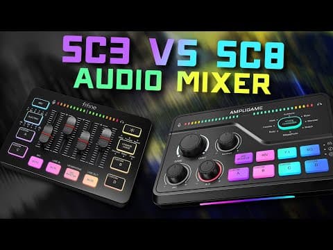Sc8 Vs Sc3 ⚡ Best Fifine Mixer For Black Friday 2025?! Budget Vs Pro Audio Compared 🎤💥