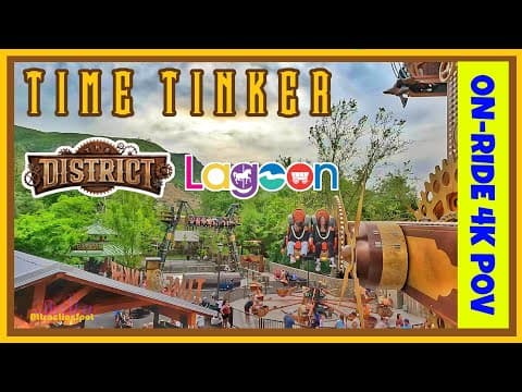 Time Tinker | On-ride | 4k Pov | The District | Lagoon Amusement Park