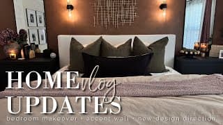 Home Updates | Bedroom Makeover, Accent Wall & Adding Personality | Maya Galore
