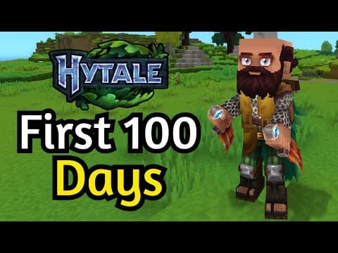 I Spent 100 Days In Hytale Exploration Mode (no Mods)