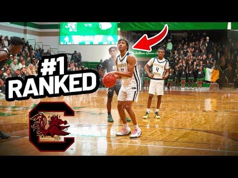 #1 Ranked Player Vs Lebron's High School Team... (insane Ending)