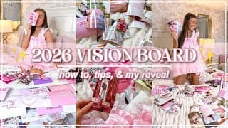 Making My 2026 Vision Board💭💫| Creating the Life I’m Dreaming Of + How To | Lauren Norris