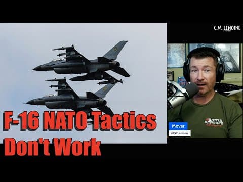 F-16 Combat In Ukraine - Nato Training Doesn't Work