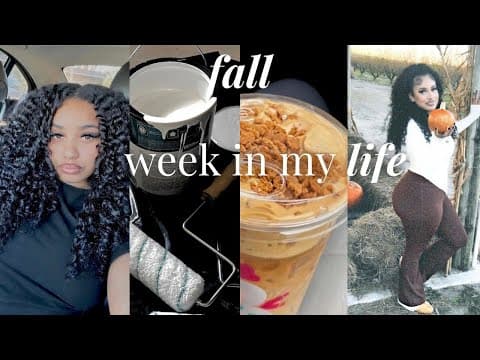 Fall Week In My Life Vlog | Monthly Reset (pumpkin Patch Festival,transforming My Bedroom, Grwm,etc)
