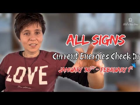 All Signs ✨ Current Energies Check In,no Clarification (weekend, January 30th - February 1st)