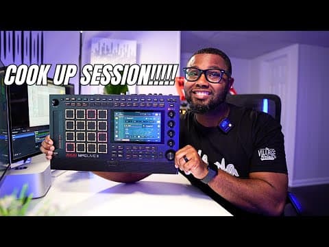Mpc Live Iii Production Session With Full Studio Setup