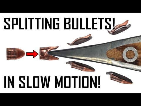Splitting Bullets With An Axe! - Ballistic High-speed