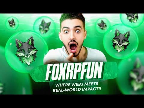 Foxrpfun Is Where Web3 Meets Real-world Impact!!