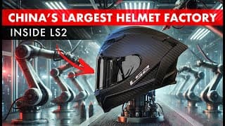 The Incredible Engineering behind LS2 Helmets! FACTORY TOUR CHINA!