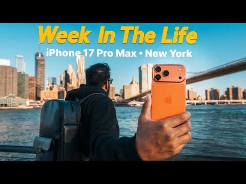 Iphone 17 Pro Max Long Term Review — A Week In Nyc