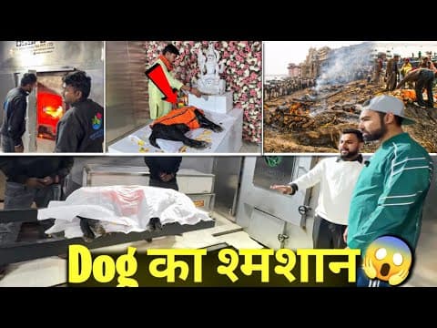 Dogs Ka Shamsh@an 😱- First Dog Cremen@tion Centre In India Aagye🥲