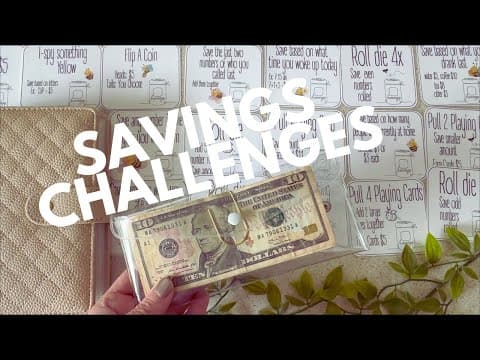 😮 New Group Play Savings Game | Start Today! | Cash Stuffing | Savings Challenges