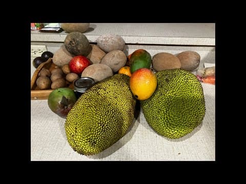 Eating Jackfruit, Giveaways, Farm Update