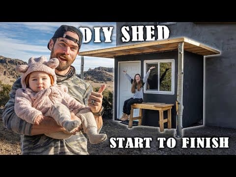 Diy Shed For Less Than $1,000!