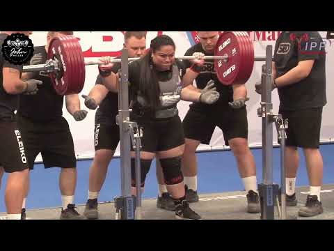 Jewel Tasi  - 4th Place 672.5kg Total - 84+kg Class 2024 Ipf Women's Classic