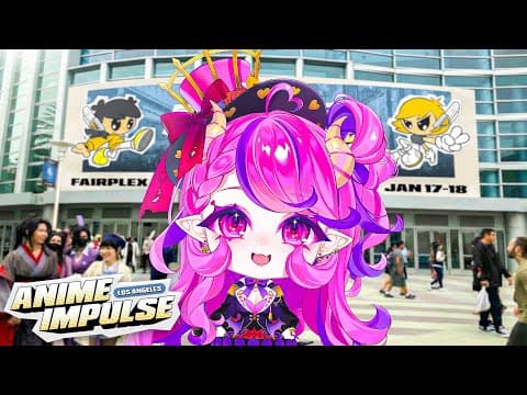 Ironmouse Goes To Anime Impulse For The First Time!